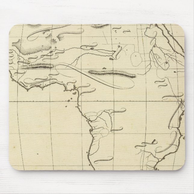 Africa outline mouse pad (Front)
