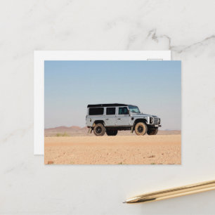 Africa Overlanding 4x4 Road Trip Driving Namibia Postcard