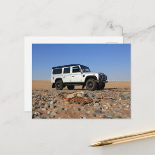 Africa Overlanding 4x4 Road Trip Driving Namibia Postcard