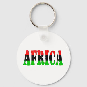 Africa Pan-African Flag Key Ring