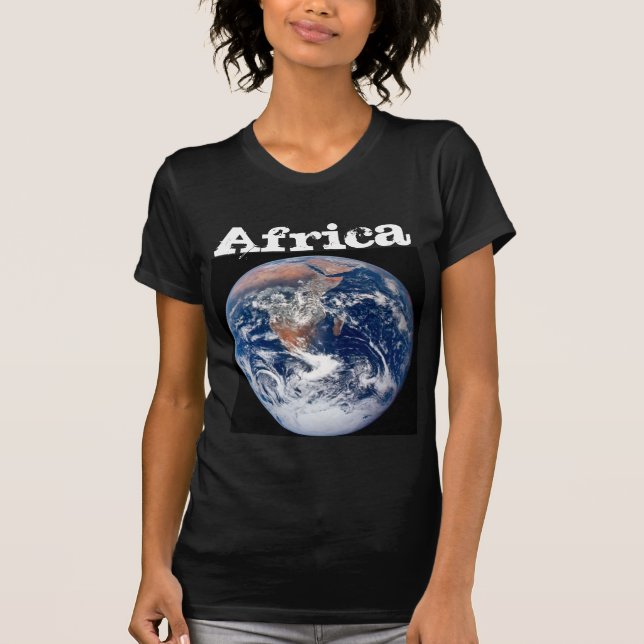 Africa - Planet Earth view from Apollo 17 T-Shirt (Front)