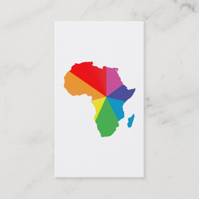 africa pride. business card (Front)