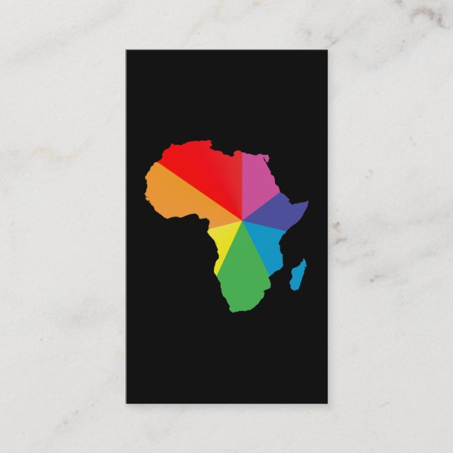 africa pride. business card (Front)