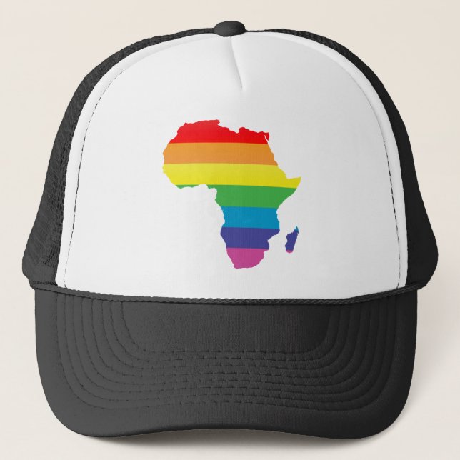 africa pride. trucker hat (Front)