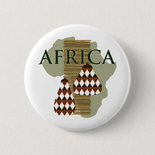 Africa - Rich In History 6 Cm Round Badge