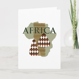 Africa - Rich In History Holiday Card
