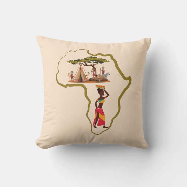 Africa safari  cushion (Front)