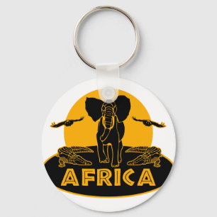 africa safari key ring