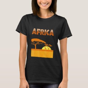Africa Safari Wild Animals Cute Novelty 10 T-Shirt