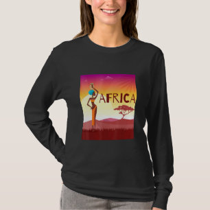 Africa Safari Wild Animals Cute Novelty 5 T-Shirt