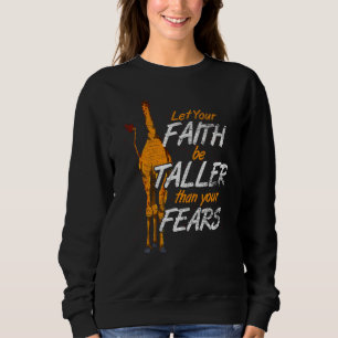 Africa Safari Zoo Keeper Animal Faith Giraffe Sweatshirt