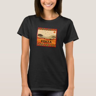 Africa Savannah Animals Landscape Kenya T-Shirt