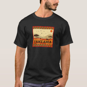 Africa Savannah Animals Landscape Tanzania T-Shirt