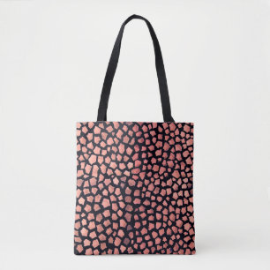 Africa skin seamless pattern tote bag