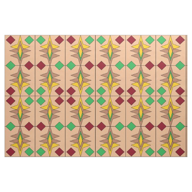 Africa Square Star Fabric (Fat Quarter)