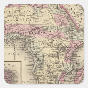 Africa St Helena Square Sticker