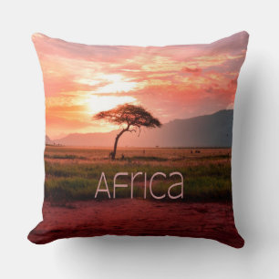Africa Sunset African Cushion
