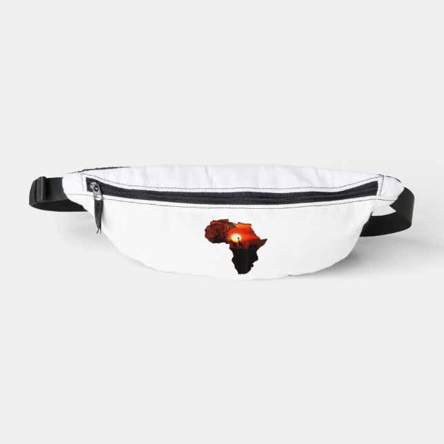 Africa T Shirt Map Of Africa Tee South African Sun Bum Bags (Front)