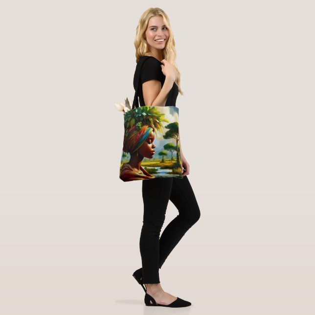Africa Tote Bag (On Model)