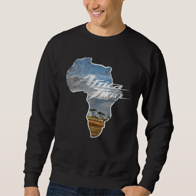 Africa Touring Twin Bike Off Road & Cross Continen Sweatshirt (Front)