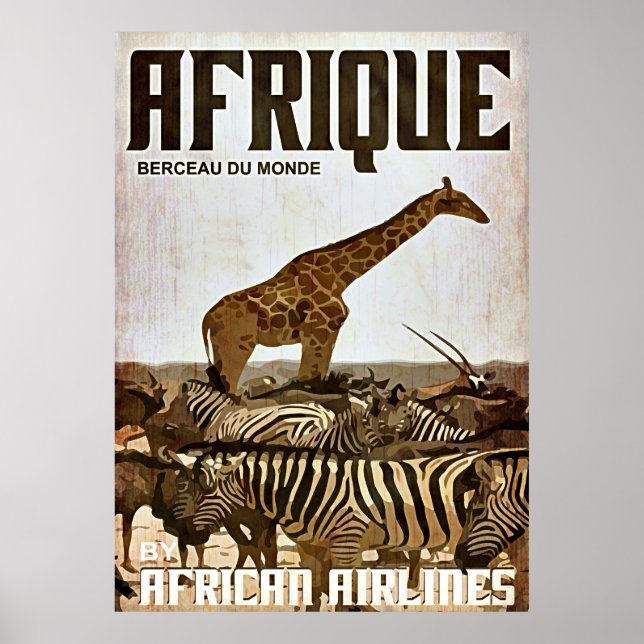 Africa Tourism Poster (Front)