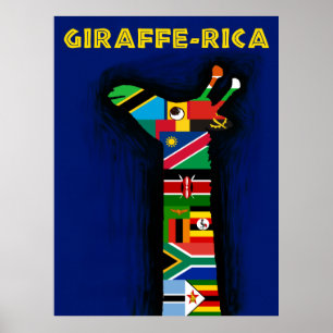 Africa travel poster