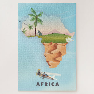 Africa Travel poster Jigsaw Puzzle
