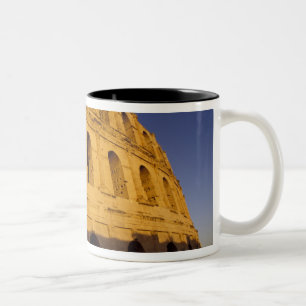 Africa, Tunisia, El Jem. Ruins of a Roman 3 Two-Tone Coffee Mug
