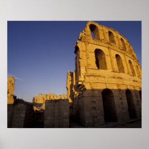 Africa, Tunisia, El Jem. Ruins of a Roman Poster