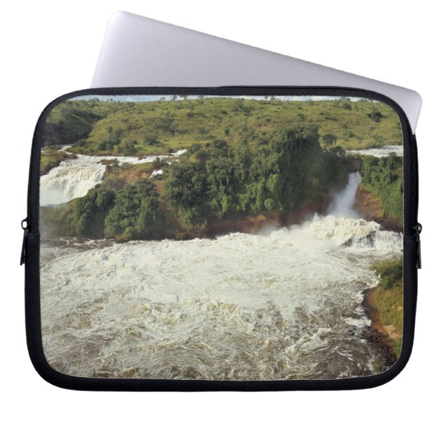 Africa, Uganda, Murchison Falls NP. The frothy Laptop Sleeve (Front)