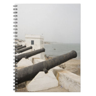 Africa, West Africa, Ghana, Elmina. Canons gaurd Notebook