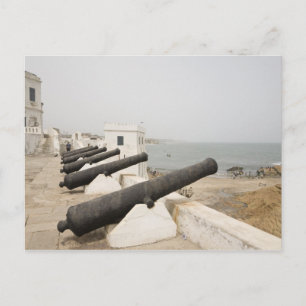 Africa, West Africa, Ghana, Elmina. Canons gaurd Postcard