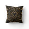 Africa Wild Pillows Zebra Black Gold Stripe