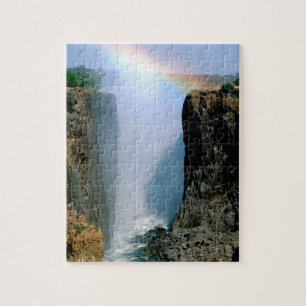 Africa, Zambia, Victoria Falls National Park. Jigsaw Puzzle
