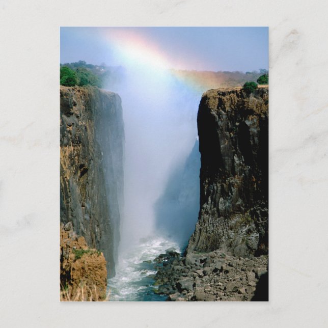 Africa, Zambia, Victoria Falls National Park. Postcard (Front)