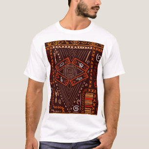 African Aboriginal Art Seamless Pattern T-Shirt