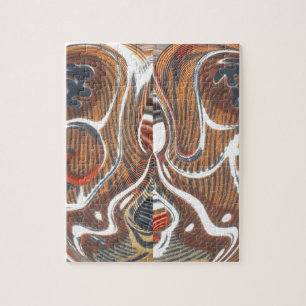 African Abstract Art Print Jigsaw Puzzle