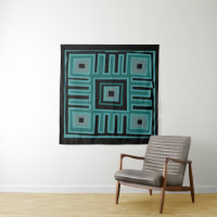 african abstract modern pattern canvas print
