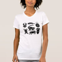 African abstract tribal art