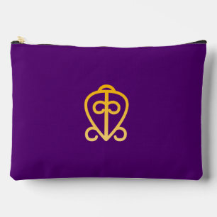 African Adinkra Accessory Pouch