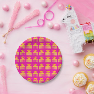 African Adinkra (Beauty) Paper Party Plates