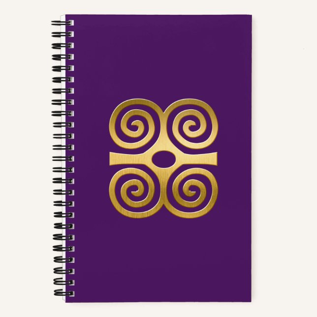 African Adinkra Notebook (Front)