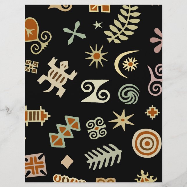 African Adinkra Symbols (Front)