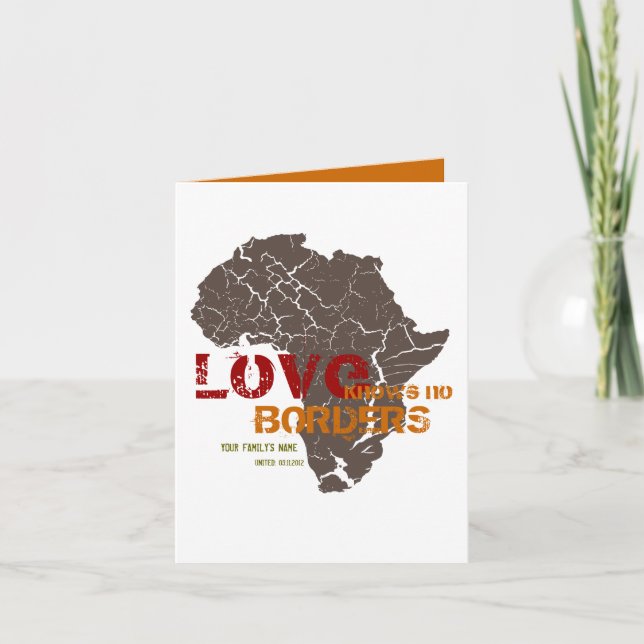 African Adoption - Announcement Cards (Front)