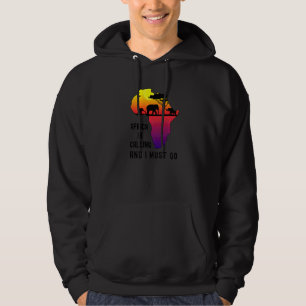 African Adventure Elephants   Hoodie