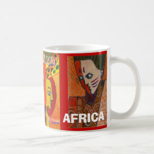 african, african1, TWO FACE, AFRICA, I LOVE AFRICA Coffee Mug