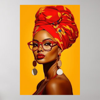 African Amerian Art | Black Art | Ladonna  Poster