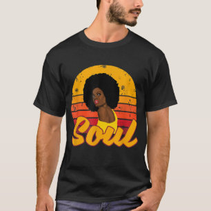 African American 70s 80s Funk Afro Disco Soul Mela T-Shirt