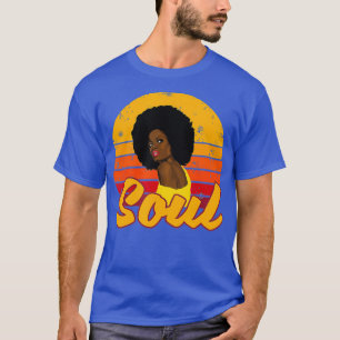 African American 70s 80s Funk Afro Disco Soul T-Shirt