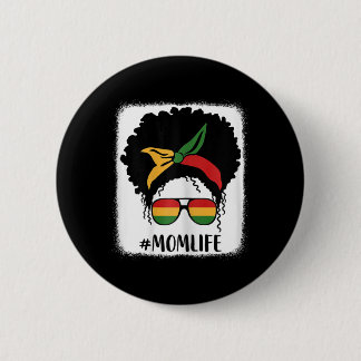 African American Afro Mum Life Black Mum Mothers D 6 Cm Round Badge